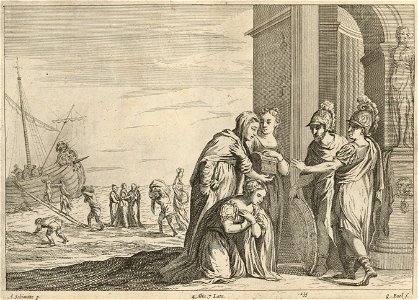 Quirijn Boel - Aeneas nimmt Abschied von Dido SVK-SNG.G 11965-136
