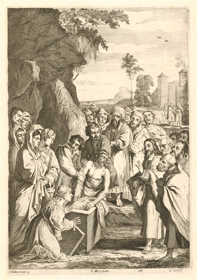 Quirijn Boel after Palma Vecchio - Lazarus SVK-SNG.G 11965-189
