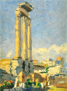 R. Heintz. Temple Castor et Pollux Rome