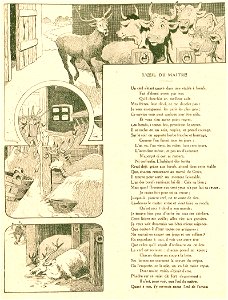 Rabier - Fables de La Fontaine - L' Œil du maître