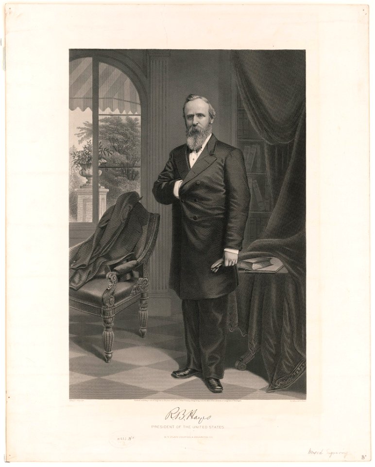 R.B. Hays. President of the United States LCCN2004669645