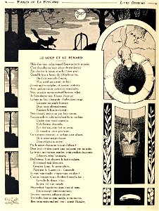 Rabier - Fables de La Fontaine - Le Loup et le Renard 1