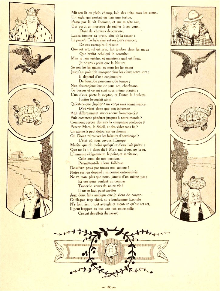 Rabier - Fables de La Fontaine - L'Horoscope 2