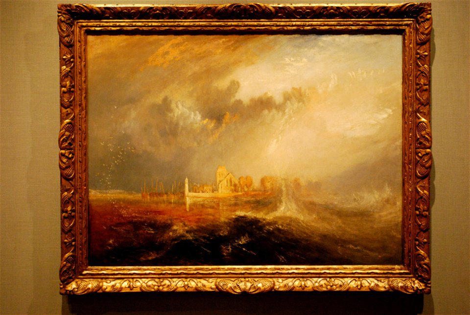 Quilleboeuf, Mouth of the Seine, by Turner