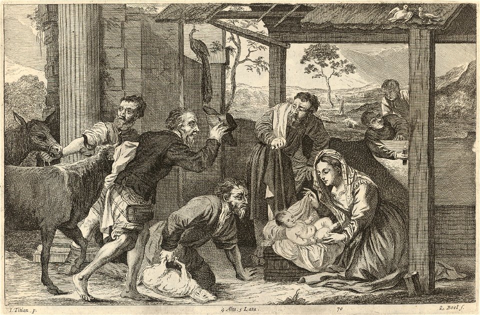 Quirijn Boel - Adoration of the Shepherds SVK-SNG.G 11965-71