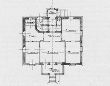 Radebeul Mietvilla Meißner Straße 280 Grundriss 1886