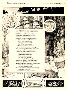Rabier - Fables de La Fontaine - La Forêt et le Bûcheron