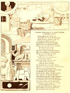 Rabier - Fables de La Fontaine - L'Astrologue qui se laisse tomber dans un puits 1