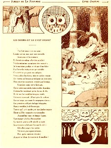Rabier - Fables de La Fontaine - Les Souris et le Chat-Huant 1