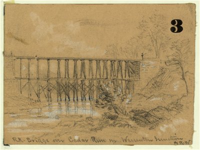 R.R. bridge over Cedar Run in Warrenton Junction LCCN2004660006