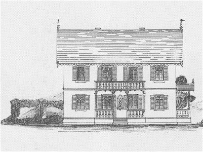 Radebeul Landhaus Johann Traugott Philipp Bauzeichnung