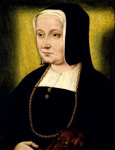 Quinten Massys (1466-1530) (after) - Portrait of an Unknown Woman in Black, with a Dog - 1246454 - National Trust