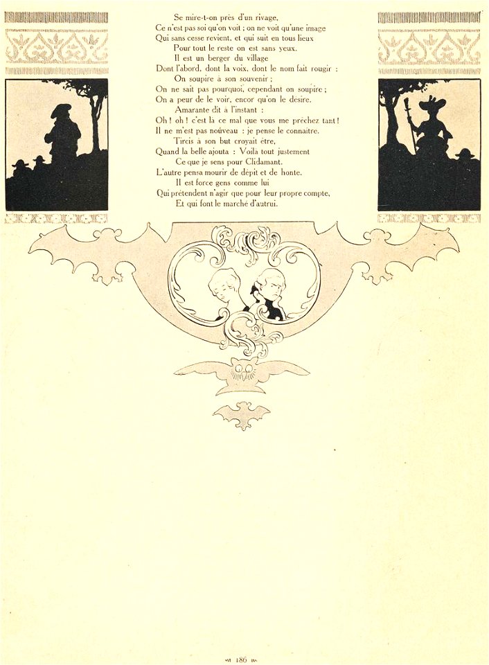Rabier - Fables de La Fontaine - Tircis et Amarante 2