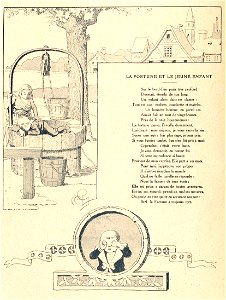 Rabier - Fables de La Fontaine - La Fortune et le Jeune Enfant