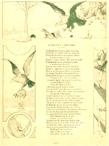 Rabier - Fables de La Fontaine - L'Aigle et l'Escarbot