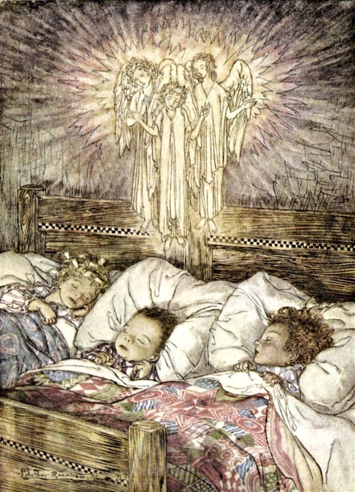 Rackham Sleeping children