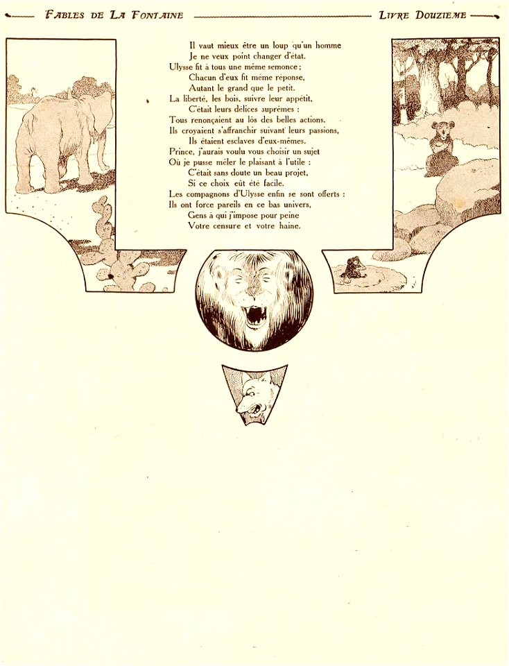 Rabier - Fables de La Fontaine - Les Compagnons d'Ulysse 3