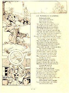 Rabier - Fables de La Fontaine - Le Meunier, son fils et l'Âne