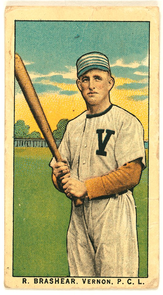 R. Brashear, Vernon Team, baseball card portrait LCCN2008677347