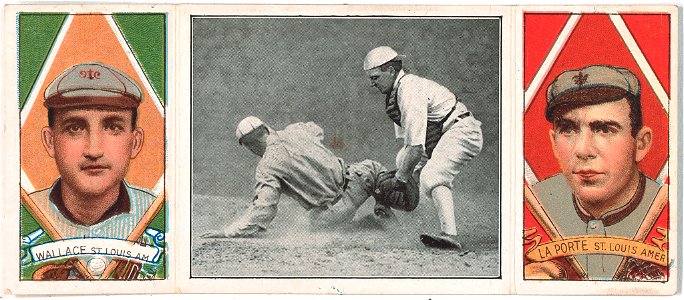 R. J. Wallace-Frank LaPorte, St. Louis Browns, baseball card portrait LCCN2008678450