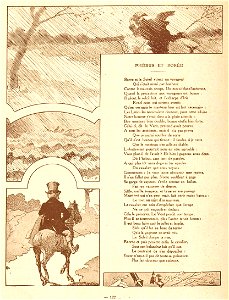 Rabier - Fables de La Fontaine - Phébus et Borée