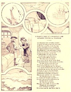 Rabier - Fables de La Fontaine - L'Ingratitude et l'Injustice des Hommes envers la Fortune 1