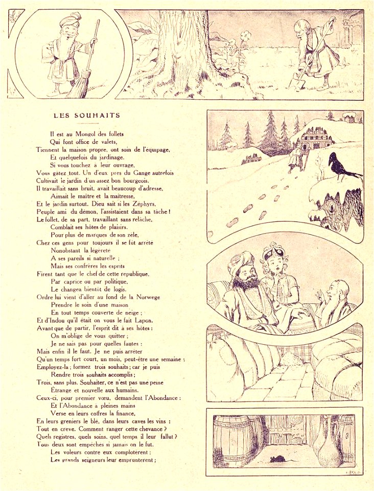 Rabier - Fables de La Fontaine - Les Souhaits 1