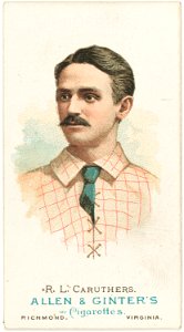 R. L. Caruthers, St. Louis Browns, baseball card portrait LCCN2007680699