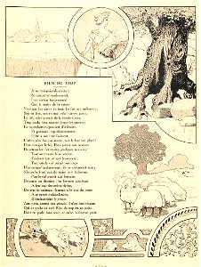 Rabier - Fables de La Fontaine -Rien de trop