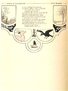 Rabier - Fables de La Fontaine - Le Corbeau, la Gazelle, la Tortue et le Rat 4