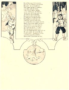 Rabier - Fables de La Fontaine - Le Bûcheron et Mercure 2