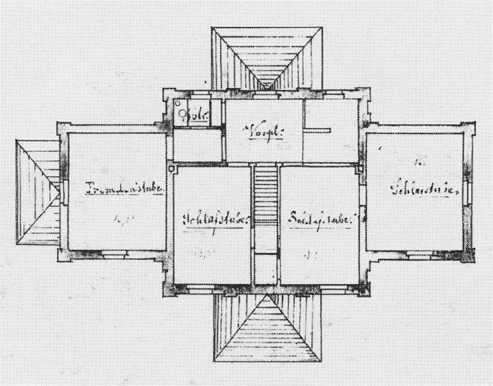 Radebeul Ludwig-Richter-Allee 6 Grundriss 1875