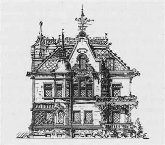 Radebeul Mietvilla Hugo Große Bauzeichnung 1895