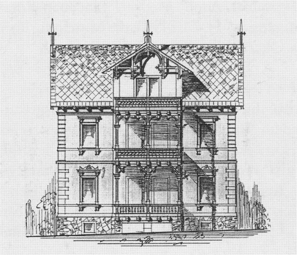 Radebeul Haus Preuße Bauzeichnung 1902