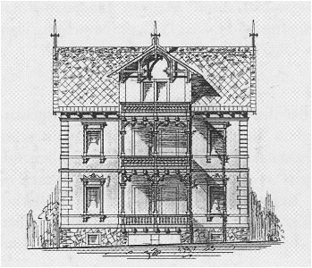 Radebeul Haus Preuße Bauzeichnung 1902