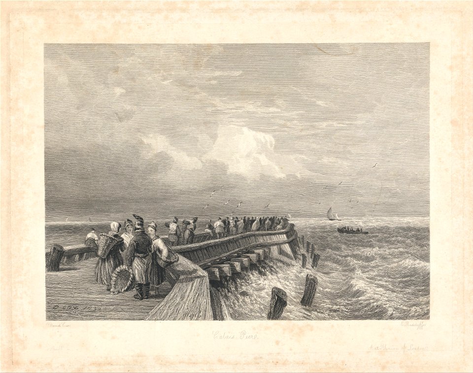 Edward Radclyffe - Calais Pier - Google Art Project