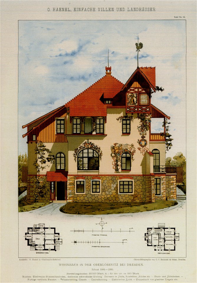 Radebeul Villa Oswald Haenel Veröffentlichung