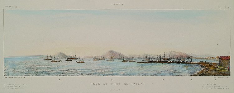 Rade et Port de Patras - Rey Etienne - 1867
