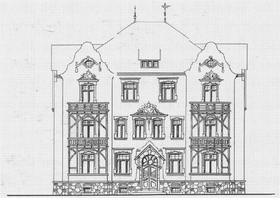 Radebeul Meißner Str 52 Bauzeichnung 1904