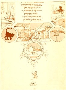 Rabier - Fables de La Fontaine - Les Devineresses (suite)