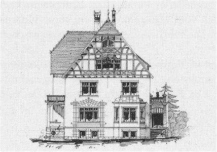 Radebeul Käthe-Kollwitz-Straße 6 Bauzeichnung 1902