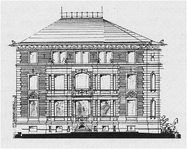 Radebeul Villa Viktoria Bauzeichnung 1889