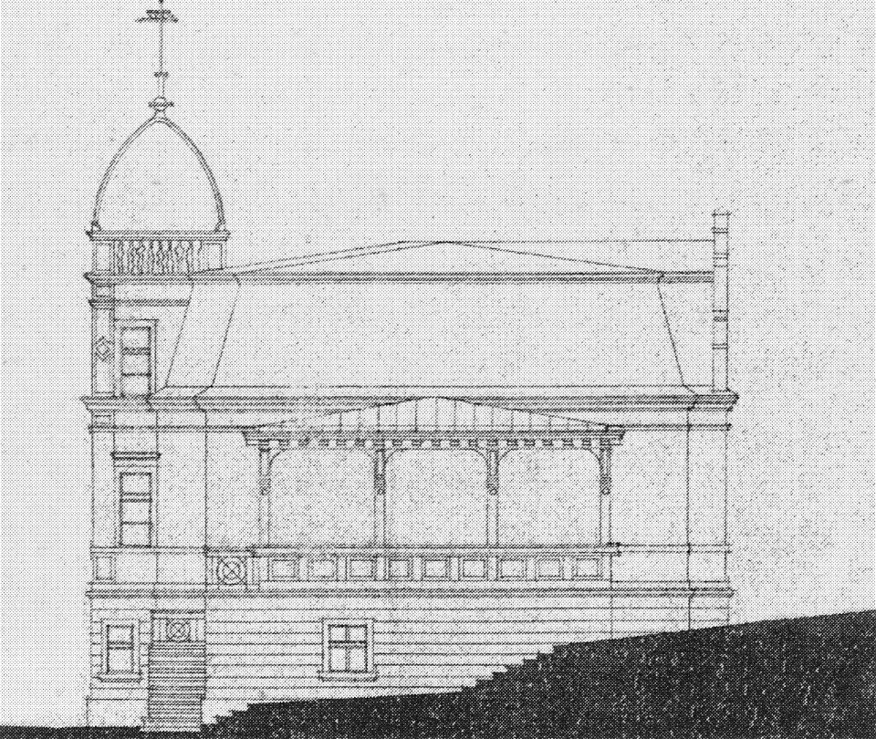 Radebeul Villa Karlstraße 10 Bauzeichnung 1893