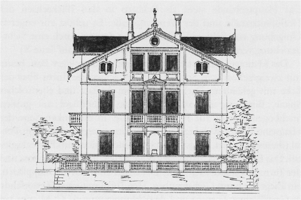 Radebeul Haus Jordan Bauzeichnung