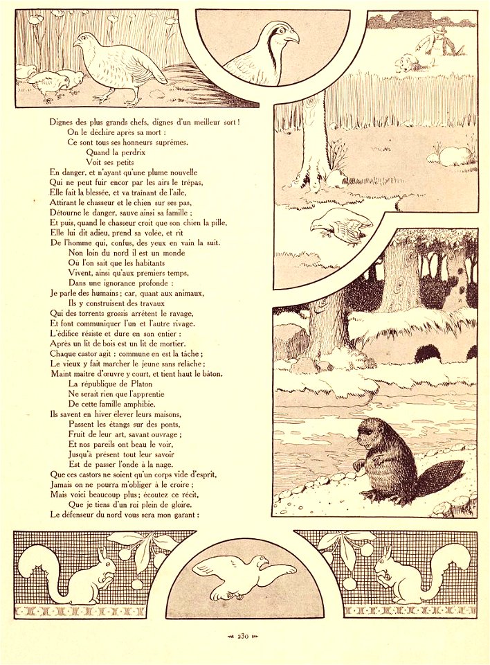 Rabier - Fables de La Fontaine -Les Deux Rats, le Renard et l'Œuf 3