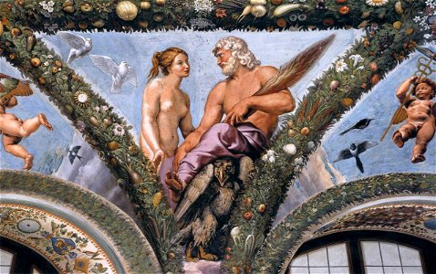 Raffael, Loggia di Psiche, Villa Farnesina, Rome 11