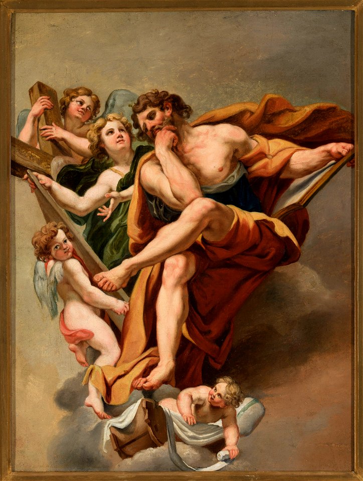 Rafał Hadziewicz - Saint Matthew and Angels - MP 2826 MNW - National Museum in Warsaw