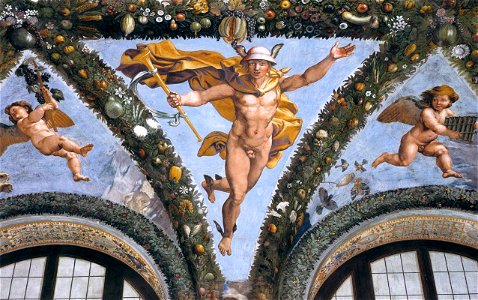 Raffael, Loggia di Psiche, Villa Farnesina, Rome 05