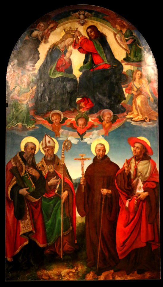 Raffaellino del Garbo-Couronnement de la Vierge