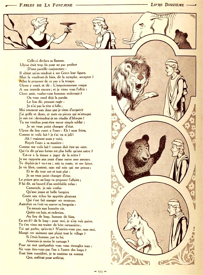 Rabier - Fables de La Fontaine - Les Compagnons d'Ulysse 2